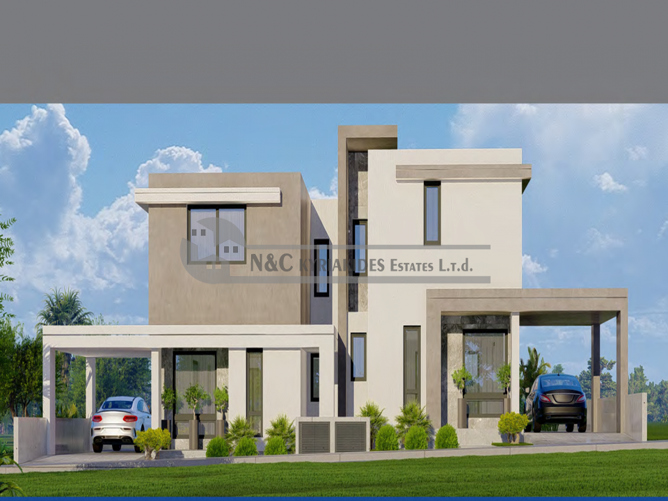 Modern brand new three-bedroom house for sale in Krasas area, Aradippou