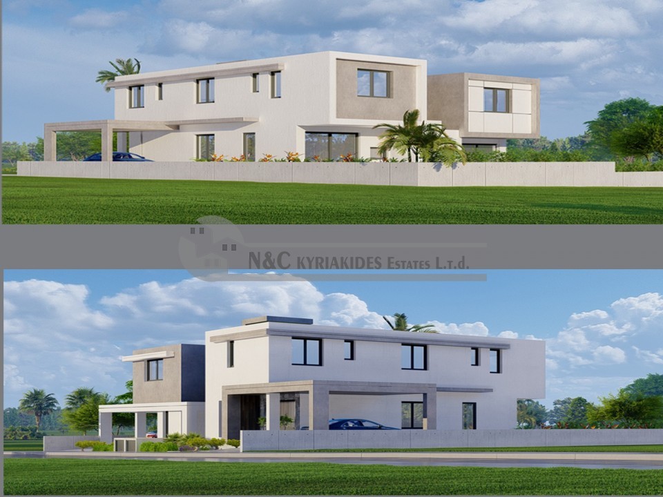 Modern brand new three-bedroom house for sale in Krasas area, Aradippou