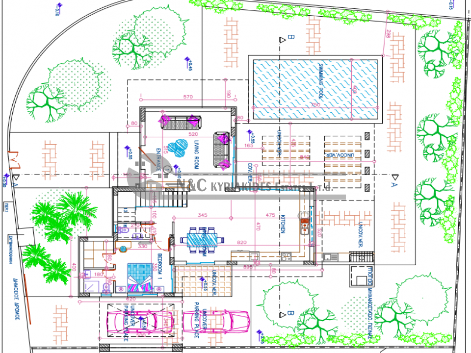 Four-bedroom detached luxury residences for sale just 500m from the beach.