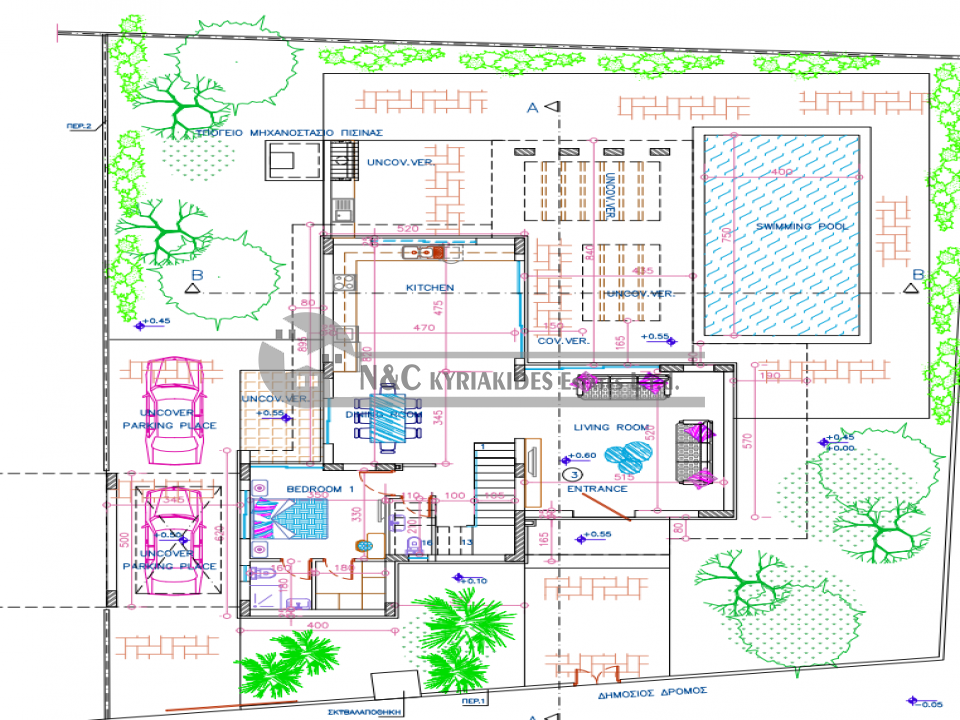 Four-bedroom detached luxury residences for sale just 500m from the beach.